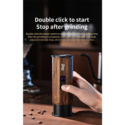 BINCOO Electric Coffee Grinder Portable Hand-Drip Espresso Machine Home Coffee Bean Automatic Grinder with Steel Core