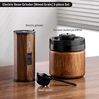 BINCOO Electric Coffee Grinder Portable Hand-Drip Espresso Machine Home Coffee Bean Automatic Grinder with Steel Core