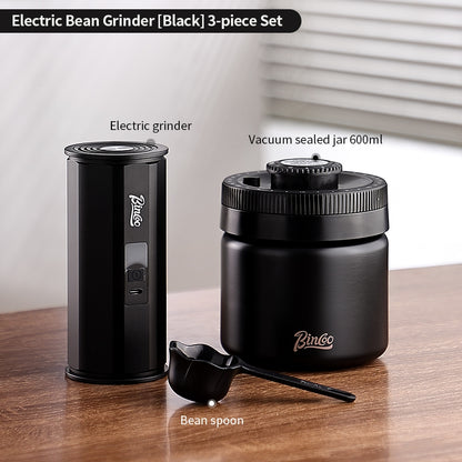 BINCOO Electric Coffee Grinder Portable Hand-Drip Espresso Machine Home Coffee Bean Automatic Grinder with Steel Core