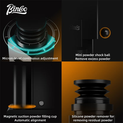 BINCOO DM10 Italian Electric Coffee Grinder Steel Core Coffee Grinder Suit for Home Coffee Bean Mill