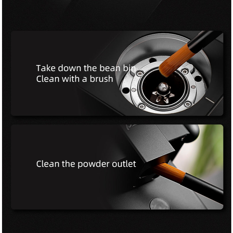 BINCOO DM10 Italian Electric Coffee Grinder Steel Core Coffee Grinder Suit for Home Coffee Bean Mill