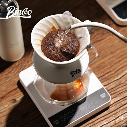 Bincoo Hand Brewing Coffee Pot Set Intelligent Temperature Control Coffee Kettle Filter Cup Sharing Pot Coffee Scale 800ML