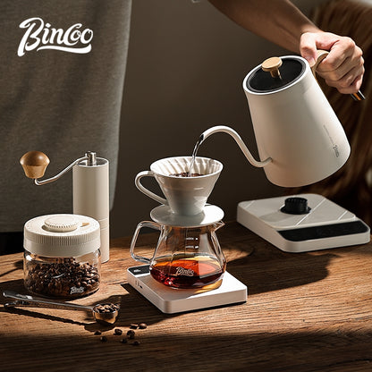 Bincoo Hand Brewing Coffee Pot Set Intelligent Temperature Control Coffee Kettle Filter Cup Sharing Pot Coffee Scale 800ML