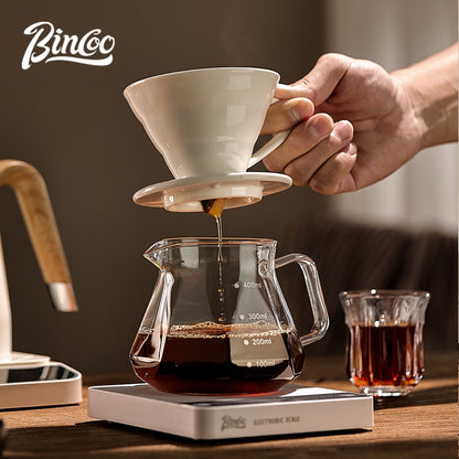 Bincoo Hand Brewing Coffee Pot Set Intelligent Temperature Control Coffee Kettle Filter Cup Sharing Pot Coffee Scale 800ML