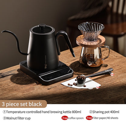 Bincoo Hand Brewing Coffee Pot Set Intelligent Temperature Control Coffee Kettle Filter Cup Sharing Pot Coffee Scale 800ML
