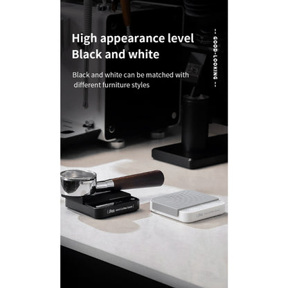 BINCOO Coffee Smart Digital Scale with Static Spray Bottle Set Solid Wood Coffee Bean Dish Coffee Accessories Set