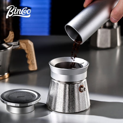 BINCOO Espresso Portafilter Tamper Coffee Powder Press Coffee Powder Packer Prevents Powder Flyaway and Spillage
