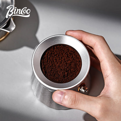 BINCOO Espresso Portafilter Tamper Coffee Powder Press Coffee Powder Packer Prevents Powder Flyaway and Spillage
