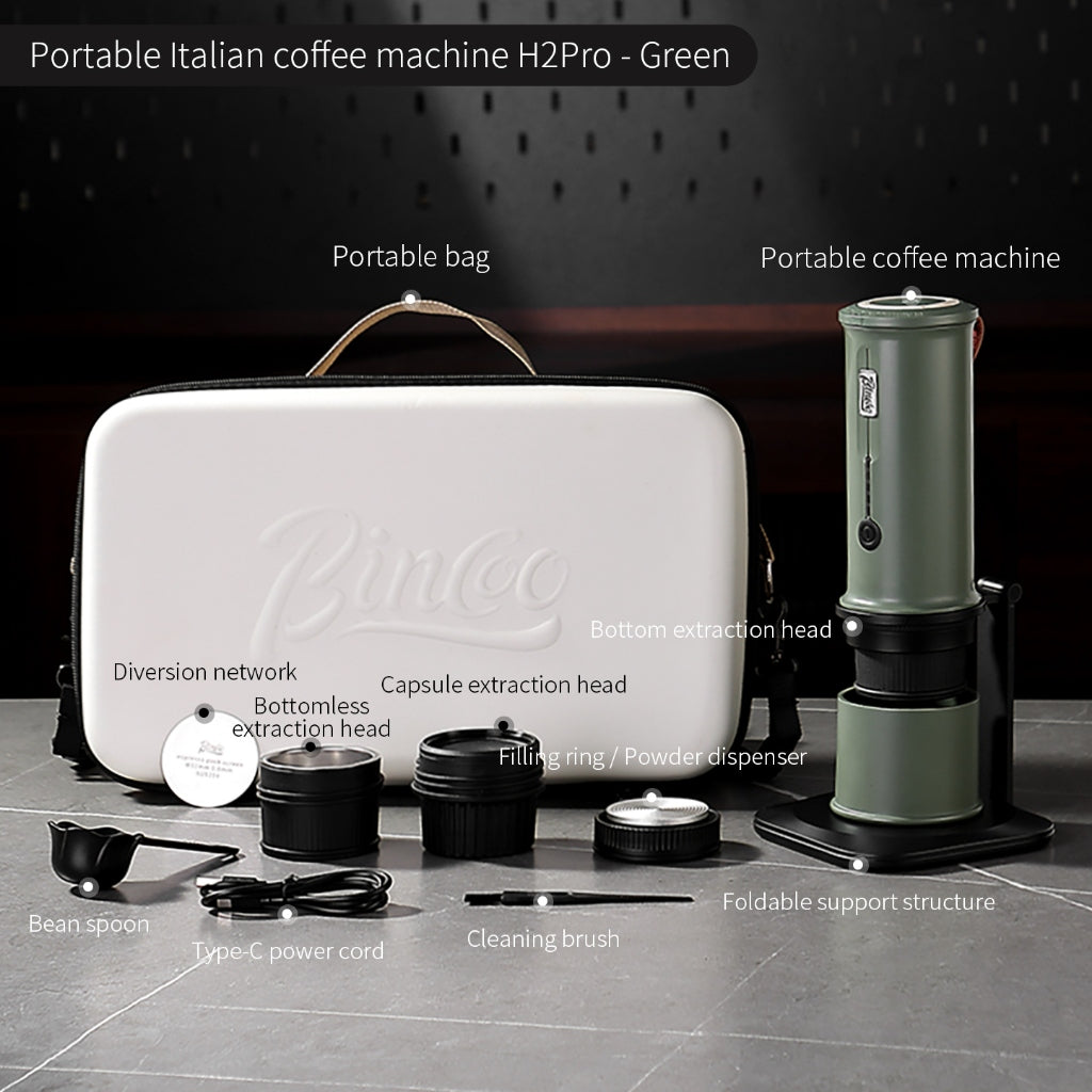 BINCOO H2Pro Portable Coffee Machine Capsule Coffee Machine