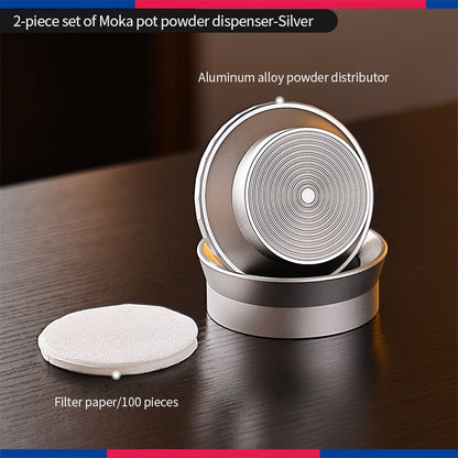 BINCOO Espresso Portafilter Tamper Coffee Powder Press Coffee Powder Packer Prevents Powder Flyaway and Spillage