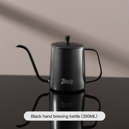 BINCOO Coffee Stainless Steel Hand Brewing Pot Home Brewing Drip-Style Long-Spouted Fine-Nozzle Kettle Camping Outdoor Portable Pour-Over Kettle 350ML/600ML
