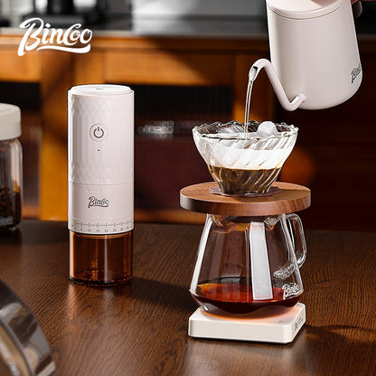 BINCOO DM08 Electric Coffee Grinder with Steel Core Compact Domestic Coffee Bean Mill Portable Coffee Bean Grinder