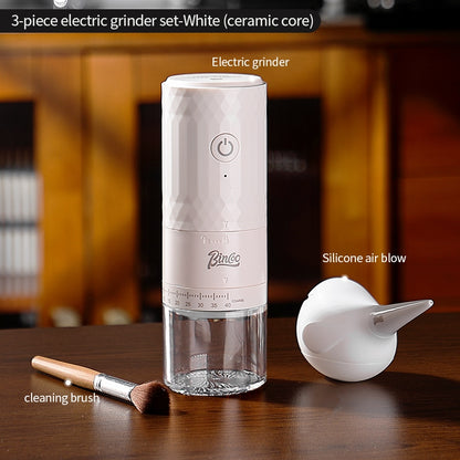 BINCOO DM08 Electric Coffee Grinder with Steel Core Compact Domestic Coffee Bean Mill Portable Coffee Bean Grinder
