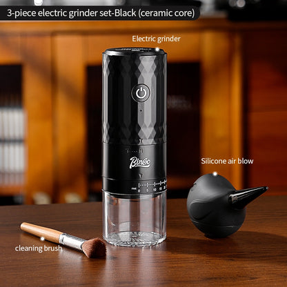 BINCOO DM08 Electric Coffee Grinder with Steel Core Compact Domestic Coffee Bean Mill Portable Coffee Bean Grinder