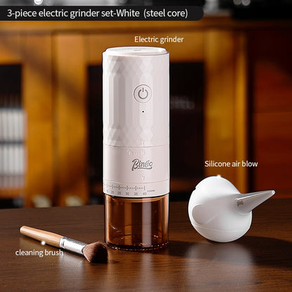 BINCOO DM08 Electric Coffee Grinder with Steel Core Compact Domestic Coffee Bean Mill Portable Coffee Bean Grinder