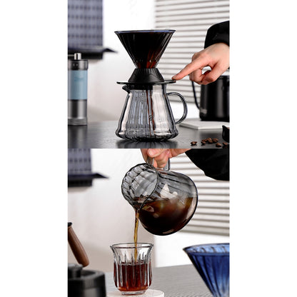 BINCOO Pour-Over Coffee Smart Cup V60 Drip Filter Coffee Filter Paper Coffee Pour-Over Equipment