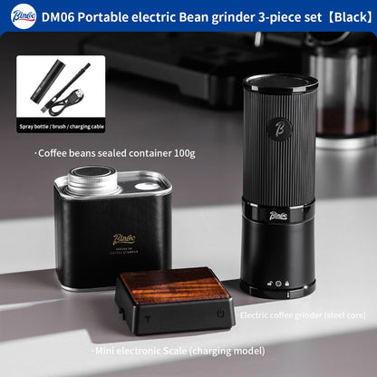 BINCOO DM06 Electric Coffee Grinder Steel Core Coffee Bean Grinder Portable Espresso Coffee Grinder