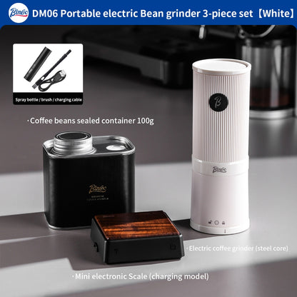 BINCOO DM06 Electric Coffee Grinder Steel Core Coffee Bean Grinder Portable Espresso Coffee Grinder