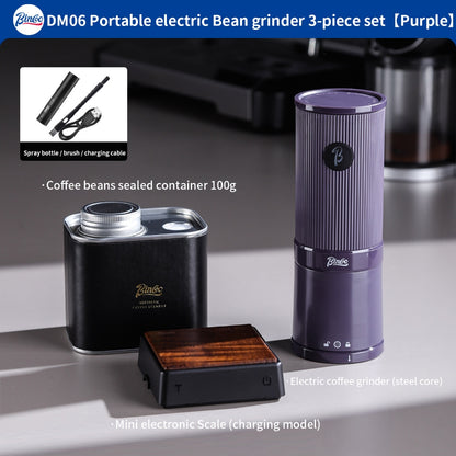 BINCOO DM06 Electric Coffee Grinder Steel Core Coffee Bean Grinder Portable Espresso Coffee Grinder