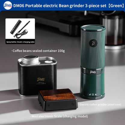 BINCOO DM06 Electric Coffee Grinder Steel Core Coffee Bean Grinder Portable Espresso Coffee Grinder