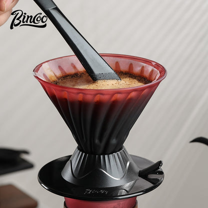 BINCOO Coffee Smart Cup with Manual Grinder Set V60 Glass Hand Brewing Filter Cup Glass Sharing Pitcher Set