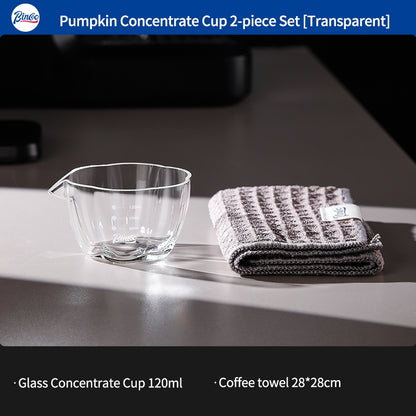 BINCOO Espresso Cup Ounce Cup Glass Measuring Cup with Graduations Milk Jug 120ML