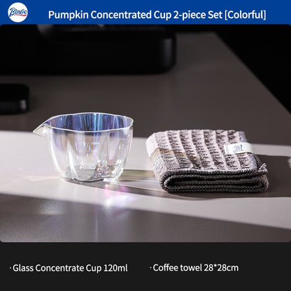 BINCOO Espresso Cup Ounce Cup Glass Measuring Cup with Graduations Milk Jug 120ML