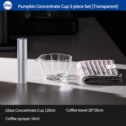 BINCOO Espresso Cup Ounce Cup Glass Measuring Cup with Graduations Milk Jug 120ML