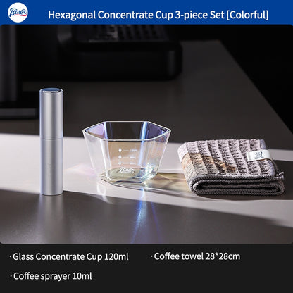 BINCOO Espresso Cup Ounce Cup Glass Measuring Cup with Graduations Milk Jug 120ML