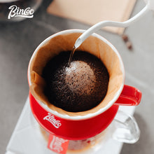 BINCOO Pour-Over Coffee Set Manual Coffee Grinder Ceramic Filter Cup with Glass Sharing Pot Home Coffee Brewing Set
