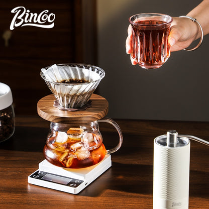 BINCOO Pour-Over Coffee Set V01 Sharing Pot Filter Cup Extraction Filter Stainless Steel Pour-Over Kettle Coffee Accessories