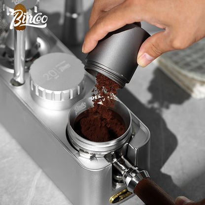 BINCOO Espresso Coffee Tamping Base Set Distribution Tool & Tamper 3-Piece Kit Full Set of Espresso Machine Storage Tools 51MM/58MM