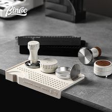 BINCOO Coffee Tamping Mat Bar Non-slip Mat Coffee Tamper & Distributor Set Coffee Storage Mat Utensil Kit