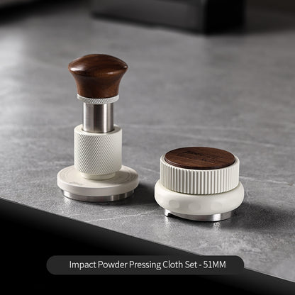 BINCOO Coffee Tamping Mat Bar Non-slip Mat Coffee Tamper & Distributor Set Coffee Storage Mat Utensil Kit