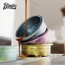 BINCOO Pure Titanium Powder Cup, Precision Integrated Espresso Machine Portafilter Accessory  58mm