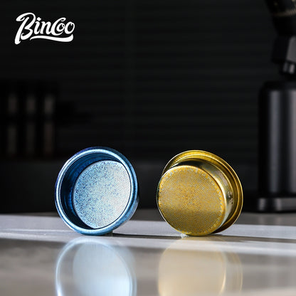 BINCOO Pure Titanium Powder Cup, Precision Integrated Espresso Machine Portafilter Accessory  58mm