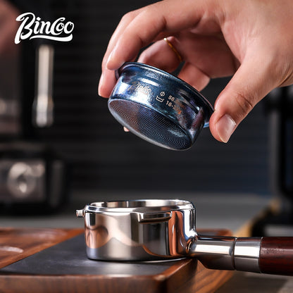 BINCOO Pure Titanium Powder Cup, Precision Integrated Espresso Machine Portafilter Accessory  58mm