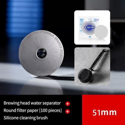 BINCOO Coffee Machine Brew Head Dispersion Net Stainless Steel Shower Screen Espresso Extractor Replacement Accessories 51MM/58MM
