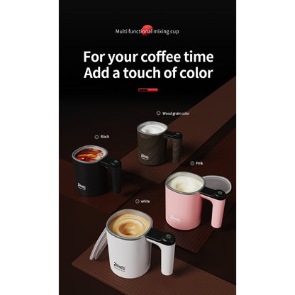 BINCOO 316 Stainless Steel Magnetic Electric Heating Coffee Cup Set Automatic Stirring Cup With Coffee Grinder