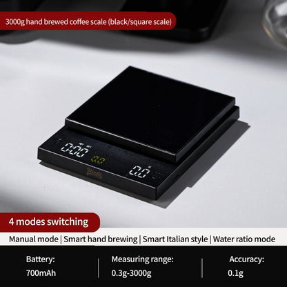BINCOO Coffee Electronic Scale Smart Pour Over & Espresso Scale with Timer Household Baking Digital Display Scale