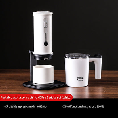 BINCOO 316 Stainless Steel Magnetic Electric Heating Coffee Cup Set Automatic Stirring Cup With Coffee Grinder