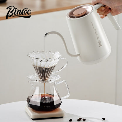 BINCOO Constant Temperature Hand Drip Coffee Kettle Set Stainless Steel Long Spout Pot With Coffee Grinder Coffee Brewing Tools