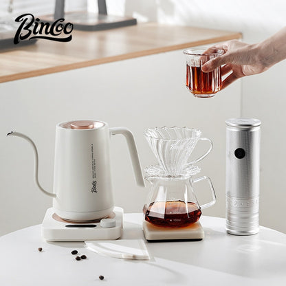BINCOO Constant Temperature Hand Drip Coffee Kettle Set Stainless Steel Long Spout Pot With Coffee Grinder Coffee Brewing Tools