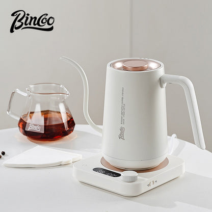BINCOO Constant Temperature Hand Drip Coffee Kettle Set Stainless Steel Long Spout Pot With Coffee Grinder Coffee Brewing Tools