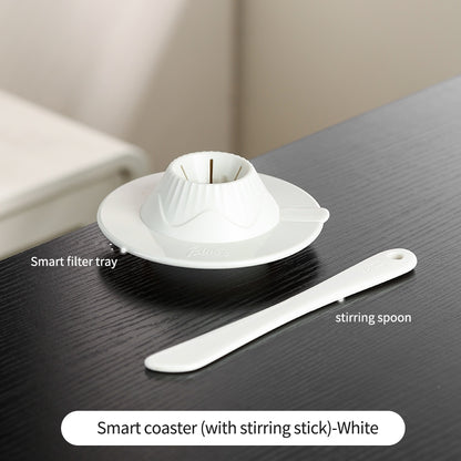 Bincoo Coffee Filter Cup Glass Filter Cup V60 Filter Hnad brewed Funnel Coffee Utensil
