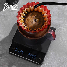 BINCOO Hand Brew Coffee Set with V60 Glass Dripper Coffee Server & Manual Grinder Drip Style Home Coffee Kit