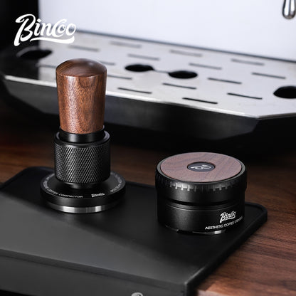 BINCOO Self-leveling Doser & Self-adjusting Constant-force Tamper Espresso Coffee Set 58MM