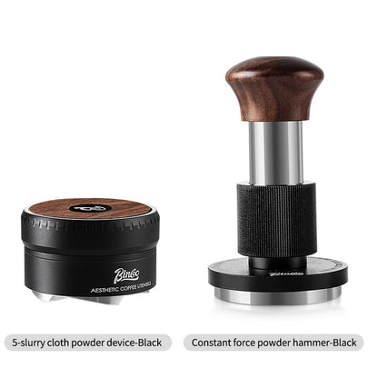 BINCOO Self-leveling Doser & Self-adjusting Constant-force Tamper Espresso Coffee Set 58MM