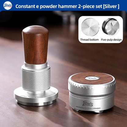 BINCOO Self-leveling Doser & Self-adjusting Constant-force Tamper Espresso Coffee Set 58MM
