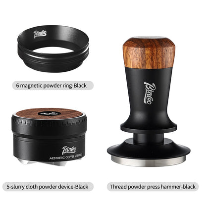 BINCOO Self-leveling Doser & Self-adjusting Constant-force Tamper Espresso Coffee Set 58MM